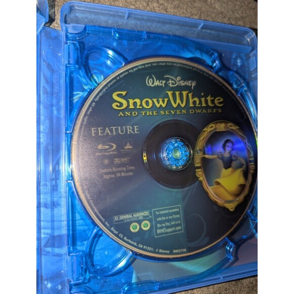 Disney's Snow White & The Seven Dwarfs Diamond Edition 2 BluRay Discs Slip Cover - Picture 8 of 11